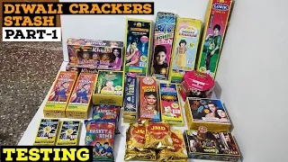 Diwali stash 2020 | Part -1 Crackers Stash Testing | Diwali stash testing 2020 | Crackers Experiment