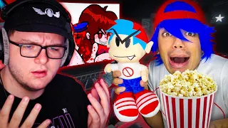 I WATCHED FRIDAY NIGHT FUNKIN MOVIE AT 3AM!! (HE CAME AFTER ME!!) FNF MOD - Arcade Craniacs Reaction