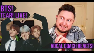 Vocal Coach Reacts! BTS! Tear! Live!