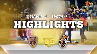 T10 League Season 1, Match 9, Punjabi Legends VS Maratha Arabians