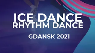 Irina KHAVRONINA / Dario CIRISANO RUS | ICE DANCE RHYTHM DANCE | Gdansk 2021 #JGPFigure