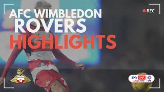 AFC Wimbledon v Doncaster Rovers highlights