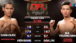 Chung kết hạng 57kg - Bùi Trường Sinh chỉ mất 1p37s để hạ Knock - out Danh Quốc