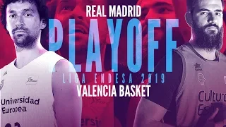 Real Madrid y Valencia Basket se vuelven a retar en semis I Playoff Liga Endesa