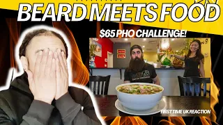 A HERO!!! MORE THAN FIFTY PEOPLE HAVE FAILED THIS $65 PHO CHALLENGE!   @BeardMeatsFood [UK REACTION]