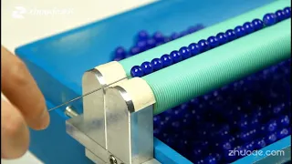 round beads threading machine