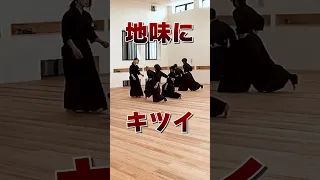 【末永真理直伝】地味にキツイ！？体幹トレーニング　今注目の腸腰筋とは？＃shorts #short #kendo