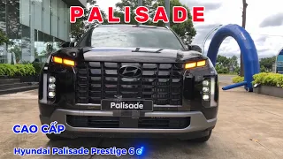 Hyundai Palisade cao cấp 6C màu đen 2023 chỉ 350tr  | Hoàng Hyundai Long An