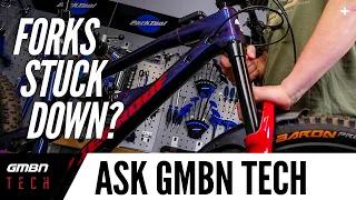 Why Are My Forks Stuck In Their Travel? | Ask GMBN Tech