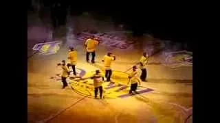 original jabbawockeez at lakers spurs halftime show finals3 cuasard records