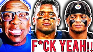 Shannon Sharpe GOES OFF on Russell Wilson STARTING over Justin Fields ‼️🤯🤬😤 | NFL NEWS