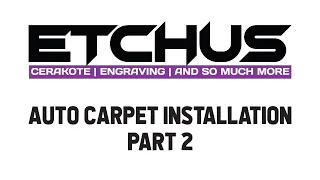 Auto Carpet Installation - Part 2: The Hole Trick