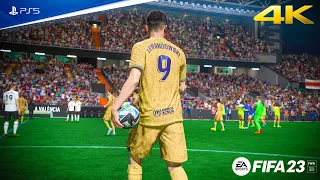 FIFA 23 - Valencia vs Barcelona - La liga 22/23 | PS5™ Gameplay [4K60]