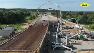 D3 betonáž mostu