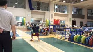 Long Qingquan workout - snatch, clean and jerk