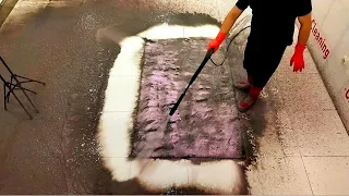 Extremely rotten incredible dirty carpet cleaning satisfying ASMR