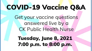 Parent and Youth COVID-19 Vaccine Information Session