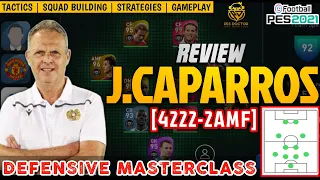 J. CAPARROS | THE DEFENSIVE MASTERCLASS | FULL MANAGER REVIEW | PES 2021 MOBILE