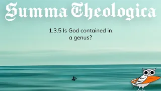 Is God contained in a genus?