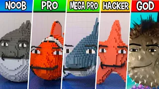 LEGO EVERY Oceanic Gegagedigedagedago (Compilation №5) : Noob, Pro, HACKER! / (Cotton Eye Joe MEME)