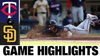 Twins vs. Padres Game Highlights (7/30/22) | MLB Highlights