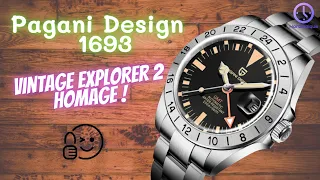 Pagani Design Vintage Explorer 2 Homage | FIRST UNBOXING ON YOUTUBE | PD-1693