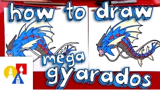 How To Draw Mega Gyarados Pokemon