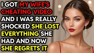 I Got My Wife's Cheating Video And I Was Shocked She Lost Everything She Had Revenge Story AudioBook