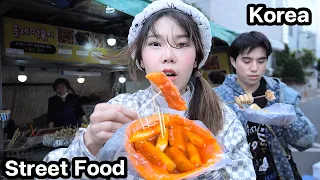 กินอาหาร STREET FOOD ราคาถูก!! ที่ Seoul