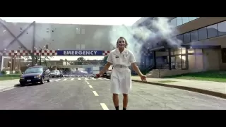 The Dark Knight: Joker blows up the hospital.