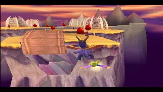 Spyro 2 Ripto's Rage jump across the chasm without bridge