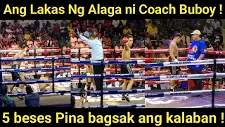 Alaga ni Coach Buboy nag pakitang gilas ! Alyas "BUBOY JR" 5 beses Pina bagsak ang kalaban !