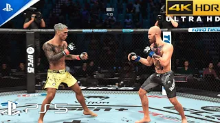 UFC 5 (PS5) 4K 60FPS HDR Gameplay (Charles do Bronx VS Conor McGregor)