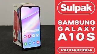 Смартфон Samsung Galaxy A10s Red SM-A107FZRDSKZ распаковка (www.sulpak.kz)