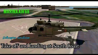 Flying_Marina_Air_68_Military_Helicopter_-_to_coastal_beach_Ganam_Video_Games #helicopter