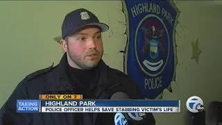 Highland Park police officer hailed as hero