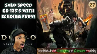 Insane solo speed GR's with DH Strafe Impale and Echoing Fury weapon!!!  Diablo 3 S27