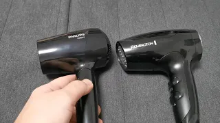Philips Essential Care BHC010 1200W hair dryer - review compared to Remington D5000 Compact 1800W