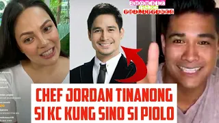 CHEF JORDAN TINANONG SI KC CONCEPCION KUNG SINO SI PIOLO PASCUAL!