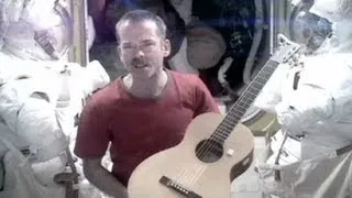 Astronaut sings David Bowie's "Space Oddity" from Space Station