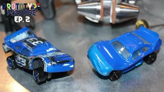 Mattel Disney Cars Prototype Prestige Ep. 2 - Race Damaged Mood Springs Chuck Armstrong (Piston Cup)