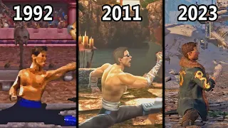 Evolution of Johnny Cage's Nut Punch (1992-2023)