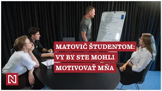 Matovič študentom: Ja vás mám motivovať zostať na Slovensku? Vy by ste mohli motivovať mňa