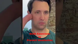 Simple neck exercises to stop headaches