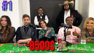 BLACKJACK WITH XQC SODAPOPPIN, ADEPT ESFAND & RUSSEL #1