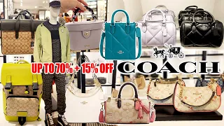 COACH OUTLET SHOPPING UP TO 70% + 15% OFF | COACH OUTLET HANDBAGS WALLET & MORE | SHOP WITH ME 2023