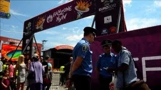 Security tightened at Kiev's Euro 2012 fan zone