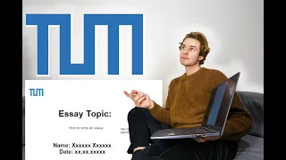 Write TUM SOM essay as TUM expects it