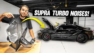 This Intake Makes Insane Turbo Sounds 😳 (Toyota Supra Armaspeed Intake Install)