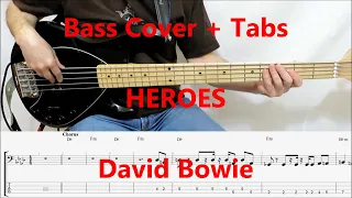 David Bowie - Heroes (BASS COVER TABS) preview